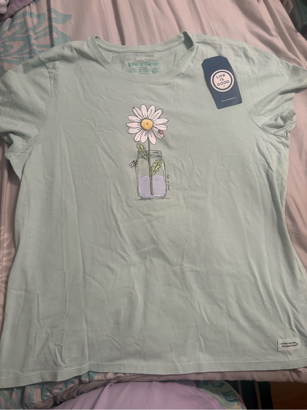 Life Is Good Women's Crusher XXL Light green Tee